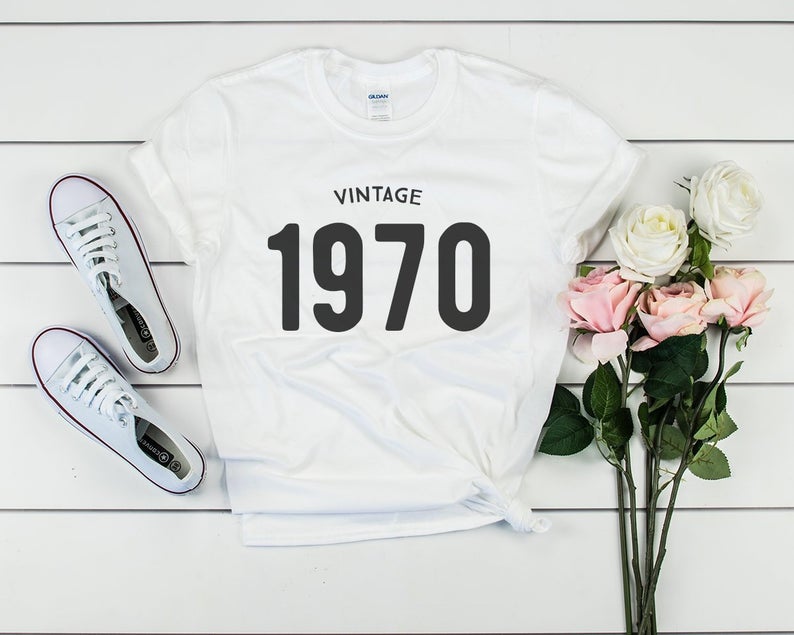 Vintage 1970 Birthday T-Shirt | 53rd Birthday Party T-Shirt - Vintage tees for Women