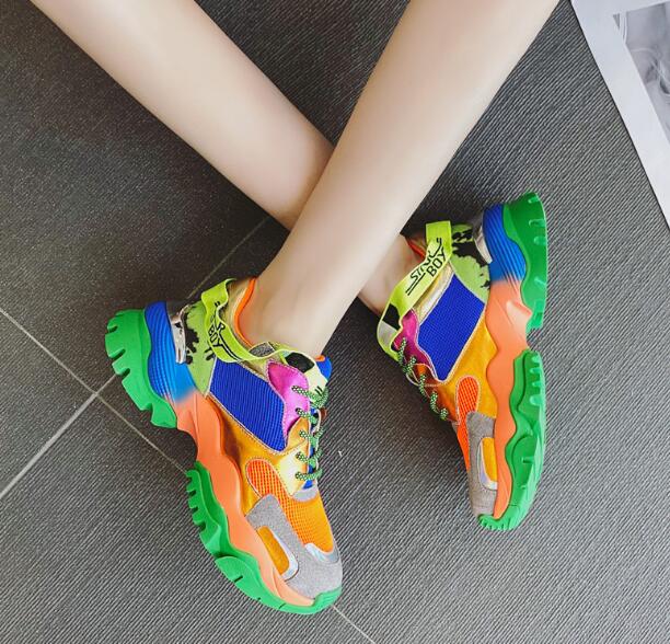 Europe station color Torre shoes | women super fire jelly sneakers - Vintage tees for Women