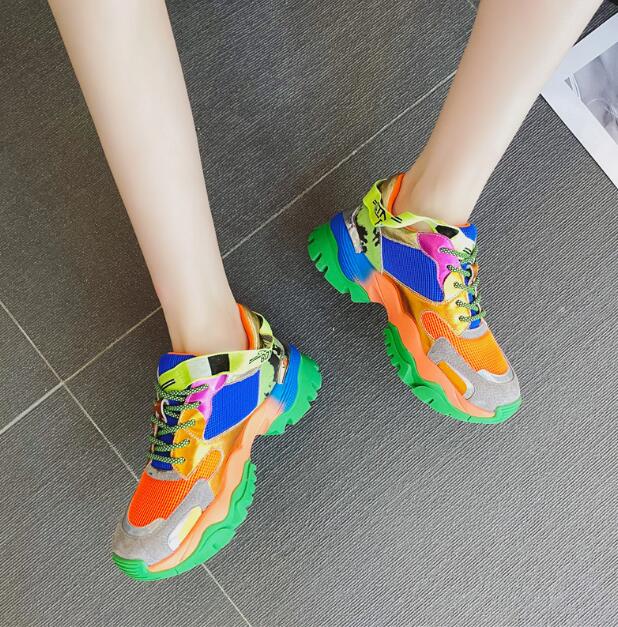 Europe station color Torre shoes | women super fire jelly sneakers - Vintage tees for Women